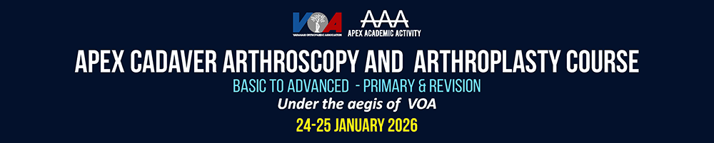 Apex Cadaver Arthroscopy and Arthroplasty Course Header