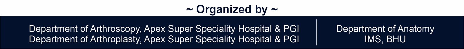 Apex Cadaver Arthroscopy and Arthroplasty Course Header